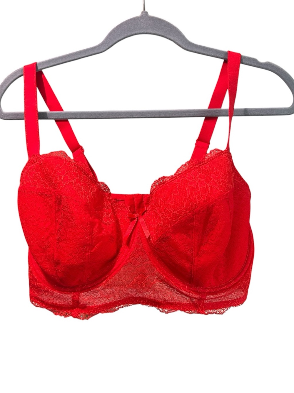 Freya Fancies Longline Bra Coral Lace Size 36H